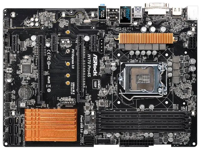 Материнская плата ASRock H170 PRO4S