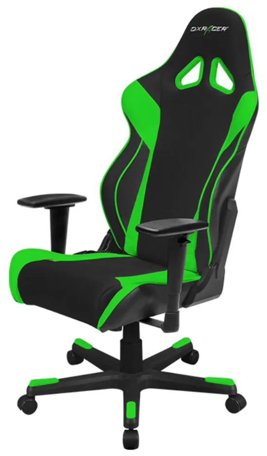 Игровое компьютерное кресло DX Racer OH/RW106/NE Черный-зеленый