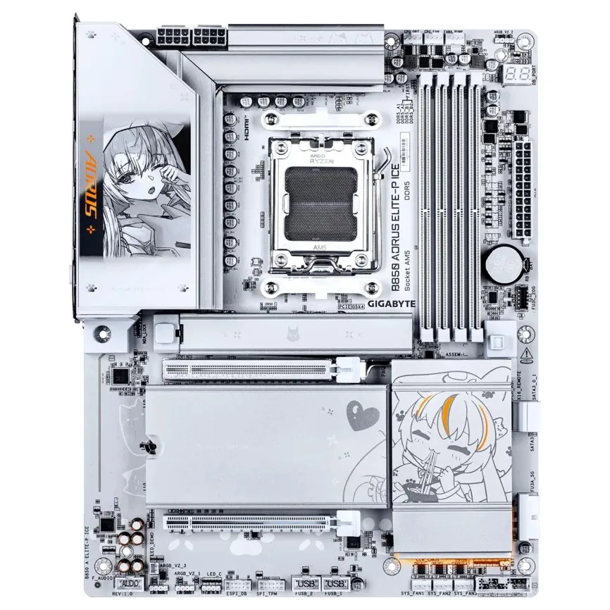 Материнская плата GIGABYTE B850 AORUS ELITE-P ICE