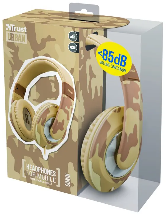 Наушники Trust Sonin Kids Desert-camo