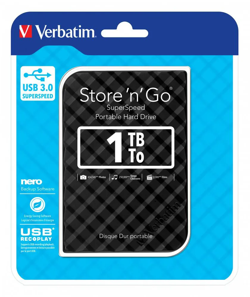 Внешний жесткий диск 1 TB Verbatim 053194