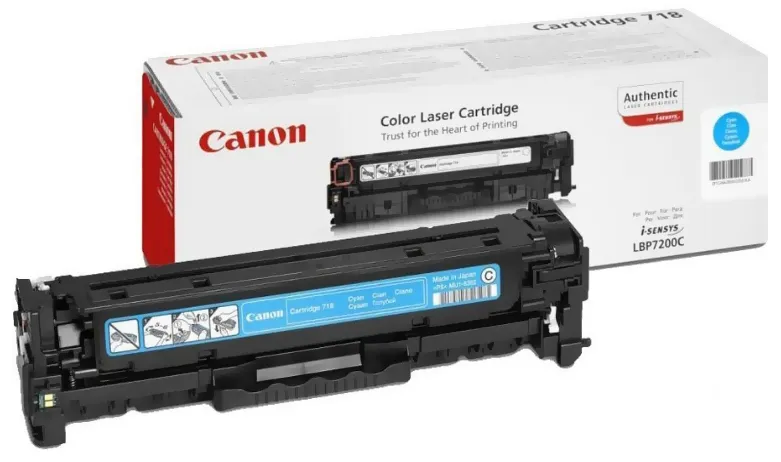 Картридж Canon 718C лазерный голубой