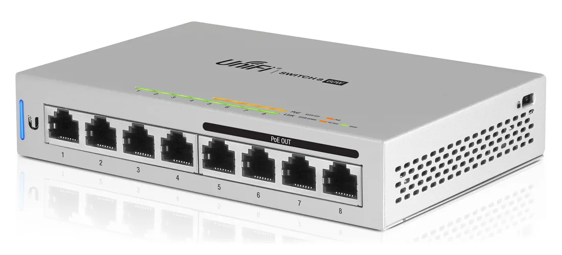 Коммутатор Ubiquiti UniFi Switch 8 60W US-8-60W