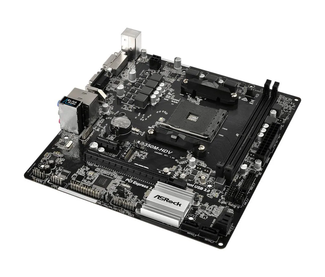 Материнская плата ASRock AB350M-HDV