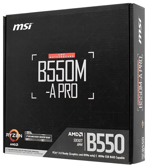 Материнская плата MSI B550M-A PRO