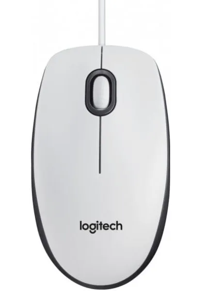 Компьютерная мышь Logitech M100 910-005004 white