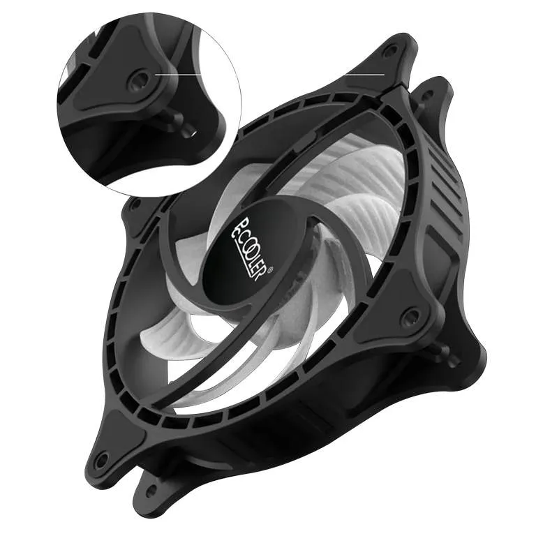 Кулер для корпуса PCCooler FX 120 ARGB BK