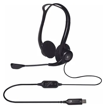 Наушники-гарнитура Logitech 960 USB Чёрный