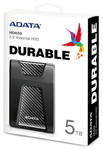 Внешний жесткий диск 5 TB ADATA AHD650 AHD650-5TU31-CBK black