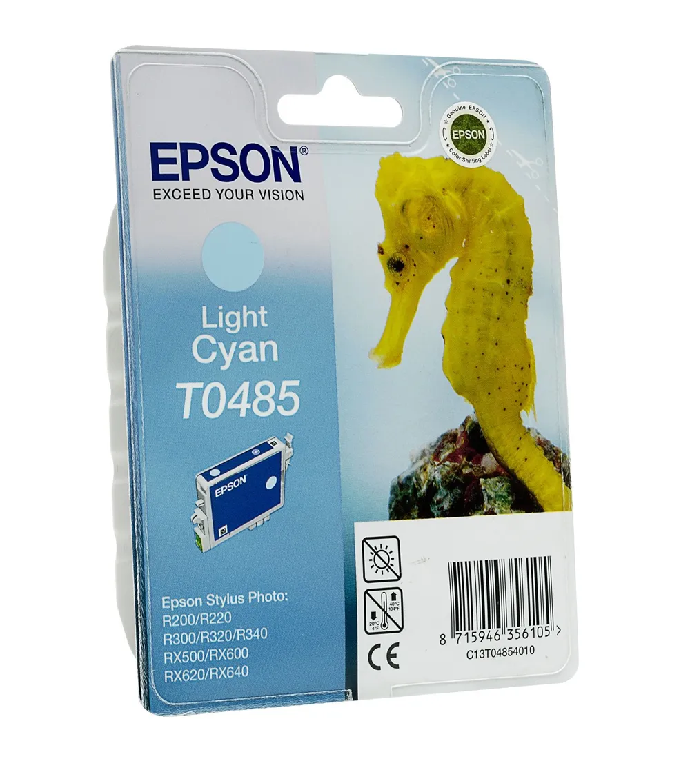 Картридж Epson C13T04854010 голубой