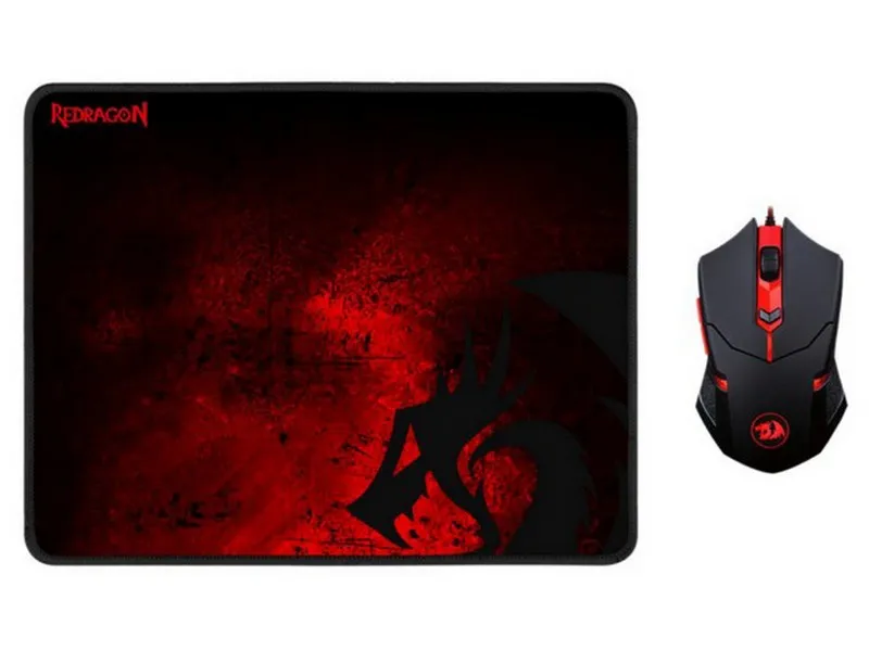 Компьютерная мышь+pad Redragon M601BA Black