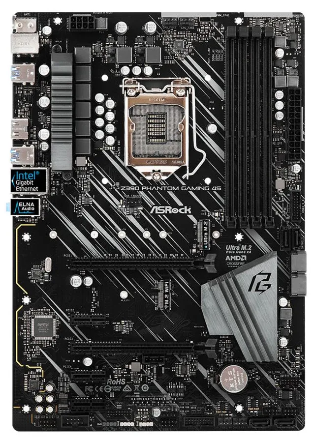 Геймерская Материнская плата ASRock Z390 PHANTOM GAMING 4S