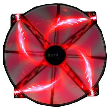 Кулер для кейса AeroCool Silent Master Red Led