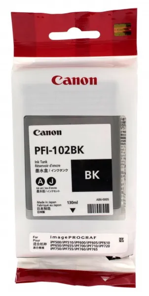 Картридж CanonPFI-102B Струйный черный