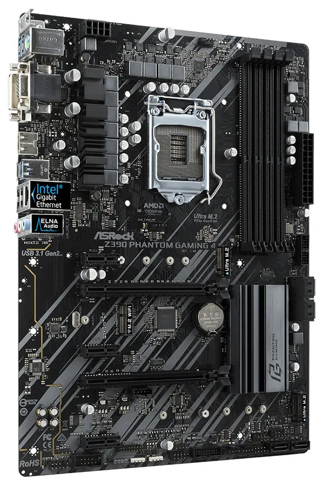 Геймерская Материнская плата ASRock Z390 PHANTOM GAMING 4