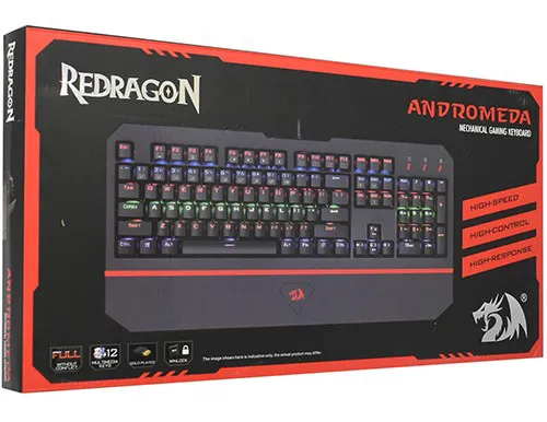 Клавиатура USB Defender Redragon Andromeda black