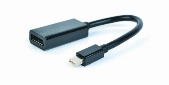 Конвертер MiniDP m - Displayport, Cablexpert A-mDPM-DPF-001