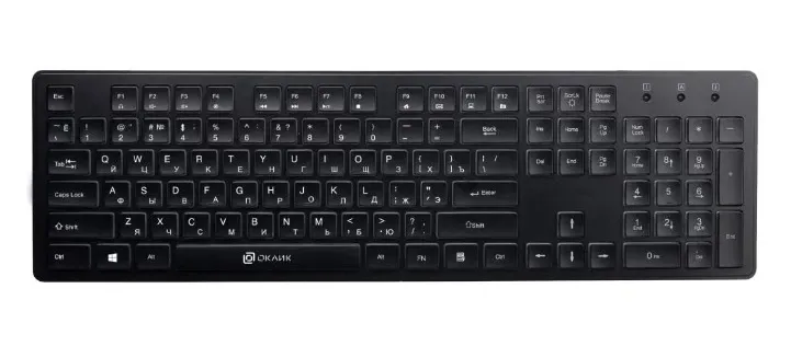 Клавиатура Oklick 510ML RGB black