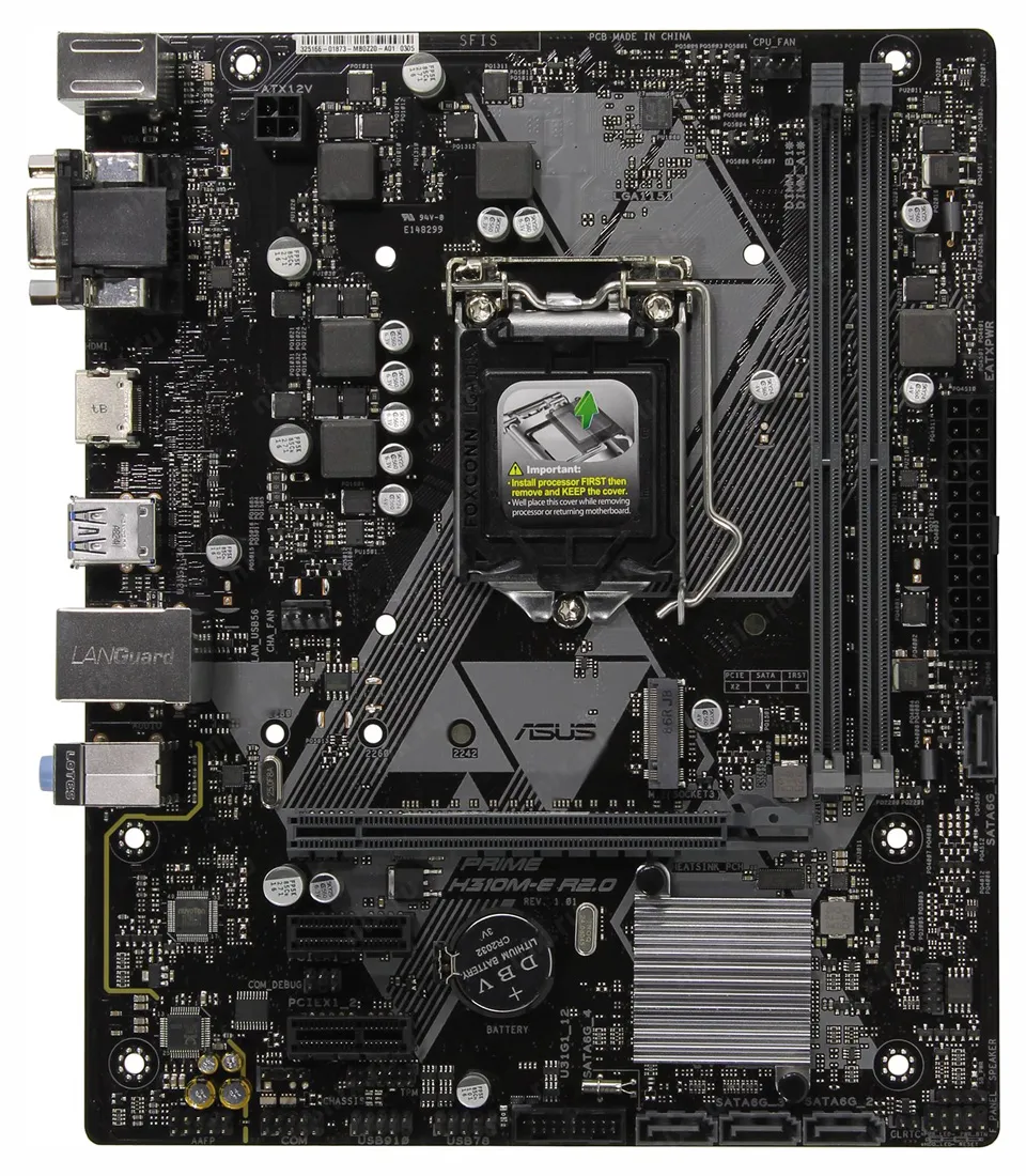 Материнская плата ASUS PRIME H310M-E R2.0