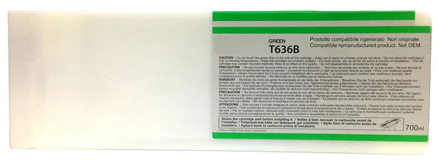 Картридж струйный Epson C13T636B00 Green