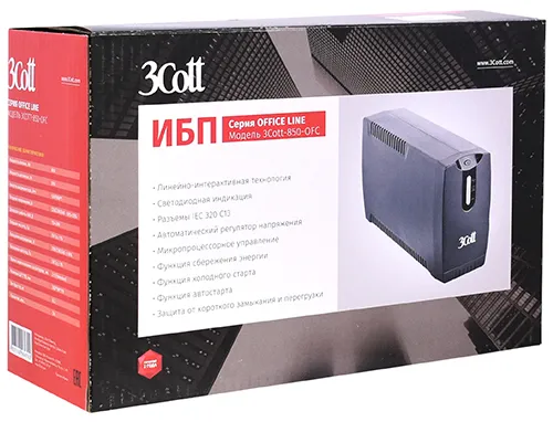 ИБП 3Cott 3Cott-850-OFC Office line