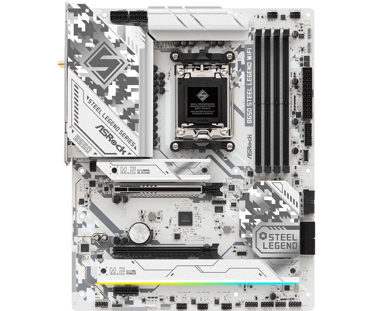 Материнская плата ASRock B650 STEEL LEGEND WIFI D5