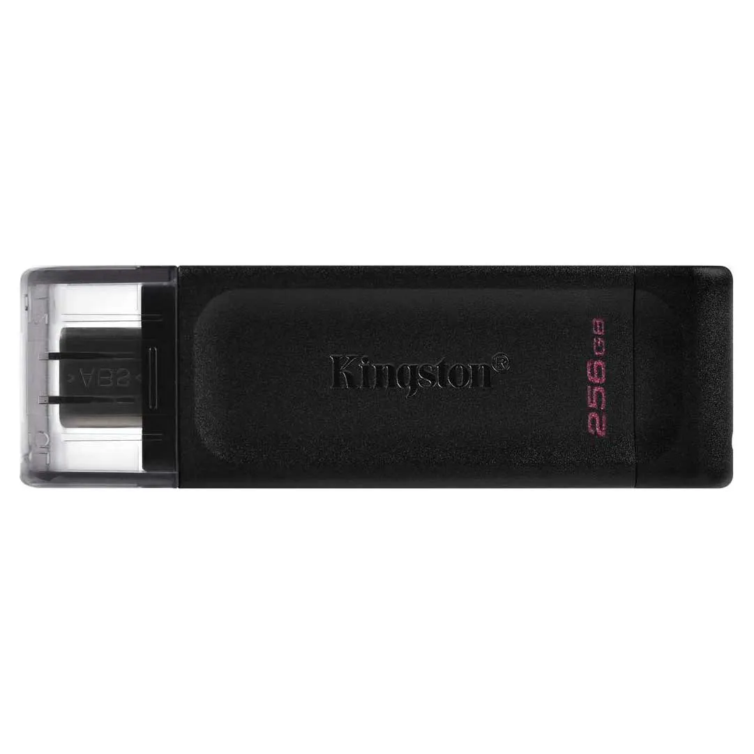 USB flash Kingston 256Gb USB-C 3.2 Data Traveler 70 (Black)