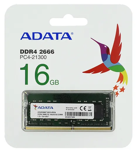 Оперативная память 16 GB ADATA AD4S2666716G19-RGN