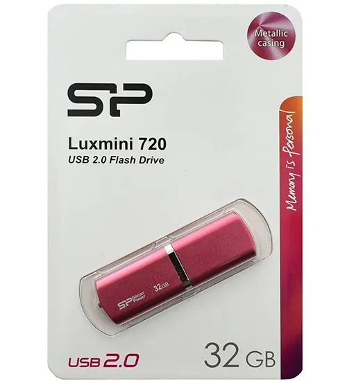 USB флешка 32GB Silicon Power LuxMini 720 SP032GBUF2720V1H USB 2.0 pink