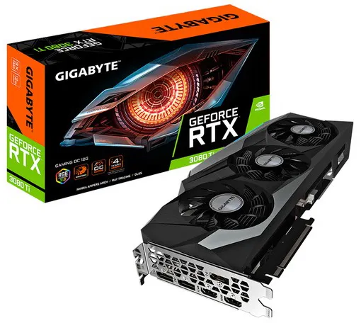Видеокарта 12Gb Gigabyte RTX3080Ti GAMING OC 12G GV-N308TGAMING OC-12GD