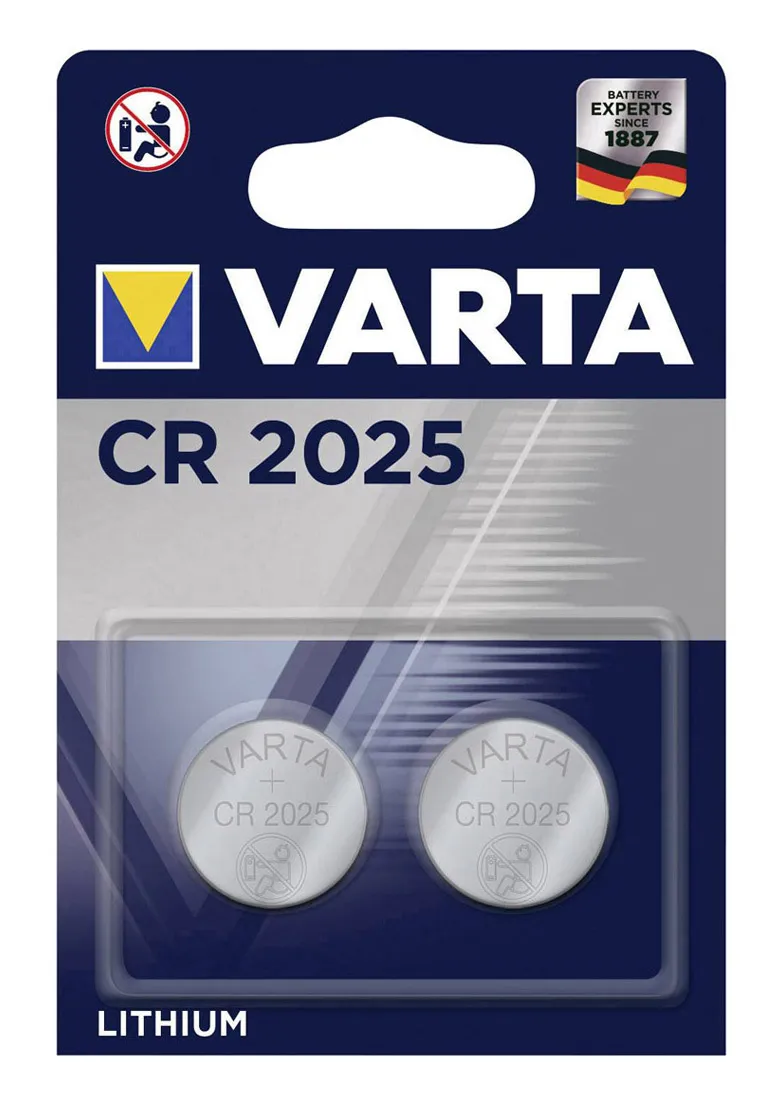 Батарейка Varta CR2025 2pc pack