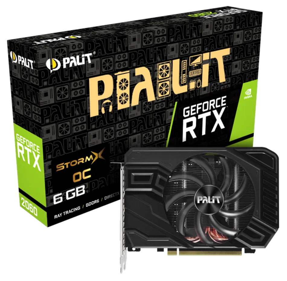 Видеокарта 6 GB Palit RTX 2060 StormX NE62060018J9-161F