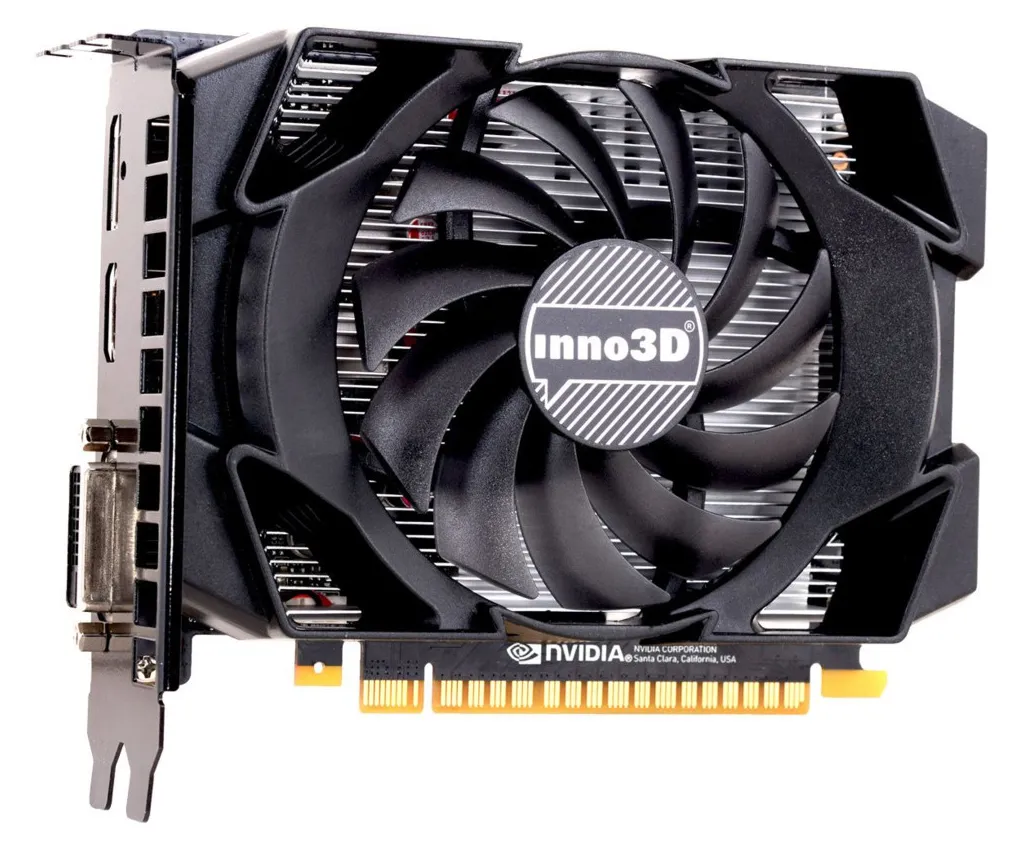 Видеокарта 4GB GTX 1050 Ti Inno3D Compact N105T-1SDV-M5CM