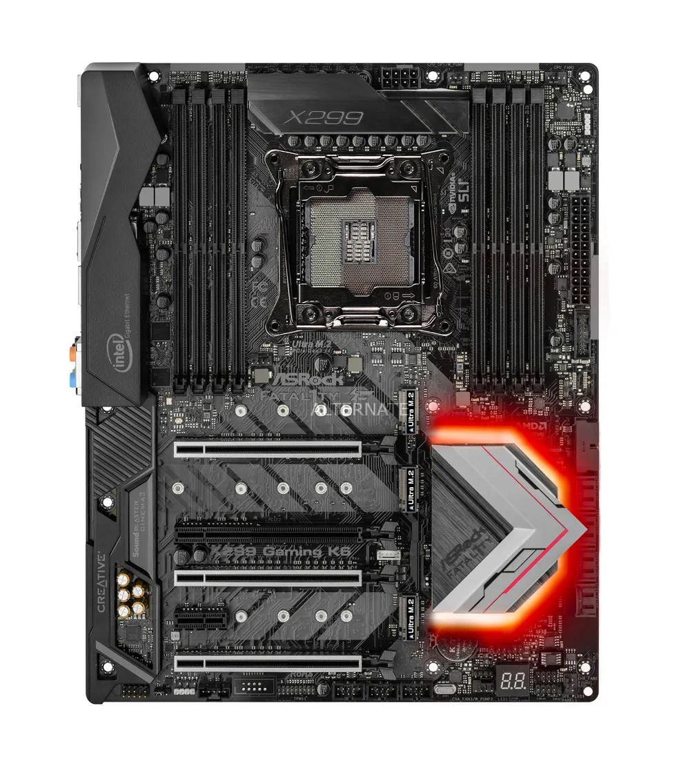 Материнская плата ASRock Fatal1ty X299 GAMING K6 90-MXB5E0-A0UAYZ