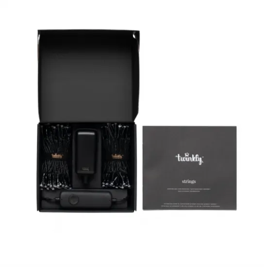 Гирлянда Twinkly Strings 400 RGBW, Gen II, IP44, Length 32m, Black wire