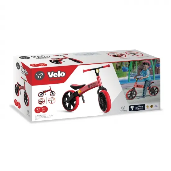 Беговел YVolution YVelo Balance Bike 2018 Refresh Red 4L/13L CL 2PK