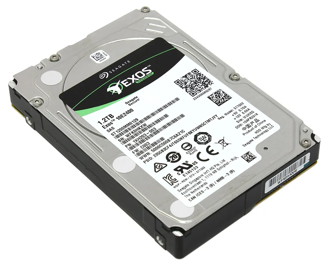 Жесткий диск 1.2Tb Seagate Exos ST1200MM0129