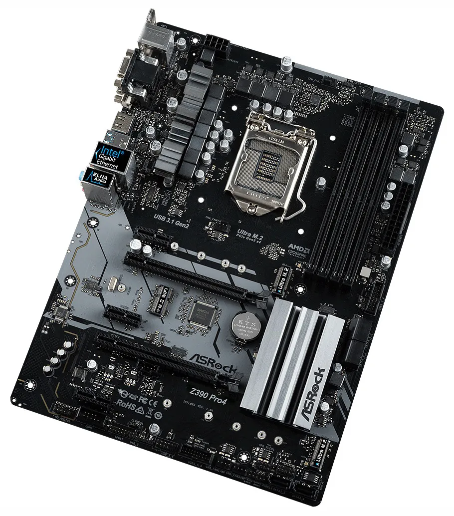Материнская плата ASRock Z390 PRO 4