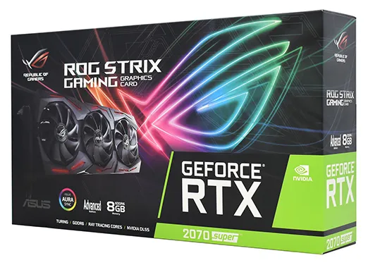 Видеокарта 8GB Asus RTX 2070 SUPER ROG-STRIX-RTX2070S-A8G-GAMING