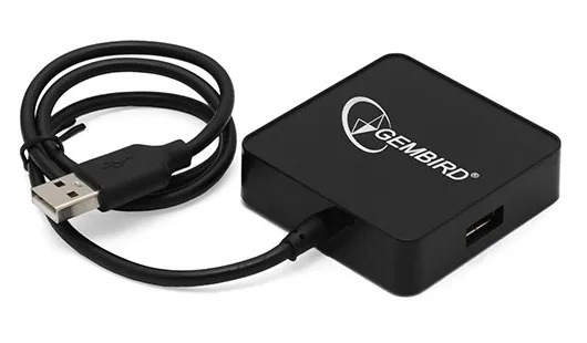 USB-разветвитель Gembird UHB-242 Black