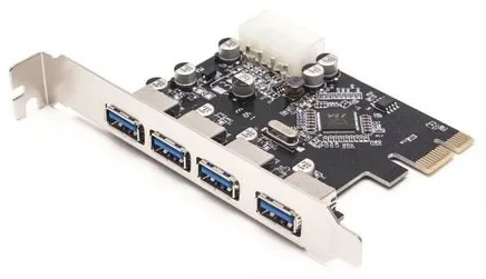 Контроллер Deluxe DLC-PE3x4 PCIe на USB 3.0