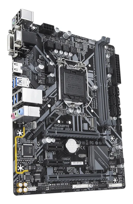 Материнская плата GIGABYTE B360M HD3 1.0 GAB36MHD3-00-G