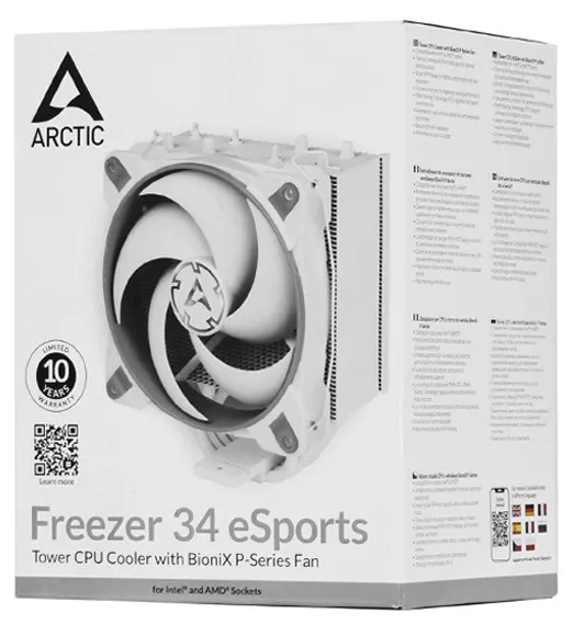 Кулер для процессора Arctic Cooling Arctic Freezer 34 eSports Grey-white