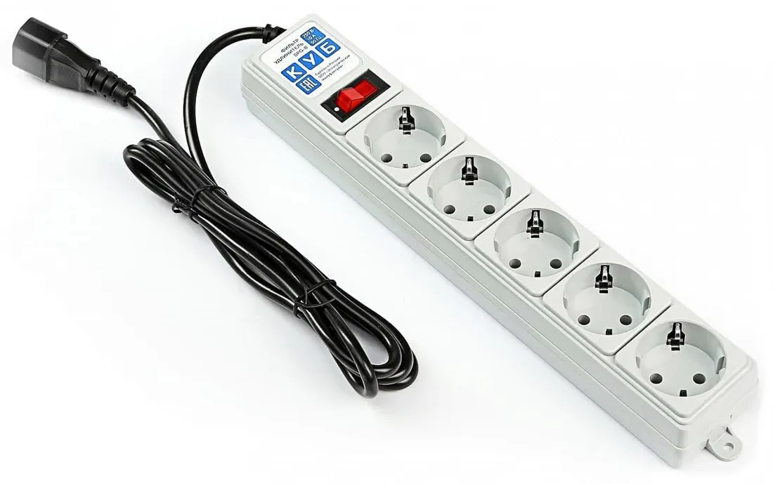 Сетевой фильтр Power Cube SPG-B-6Ext 1.9м