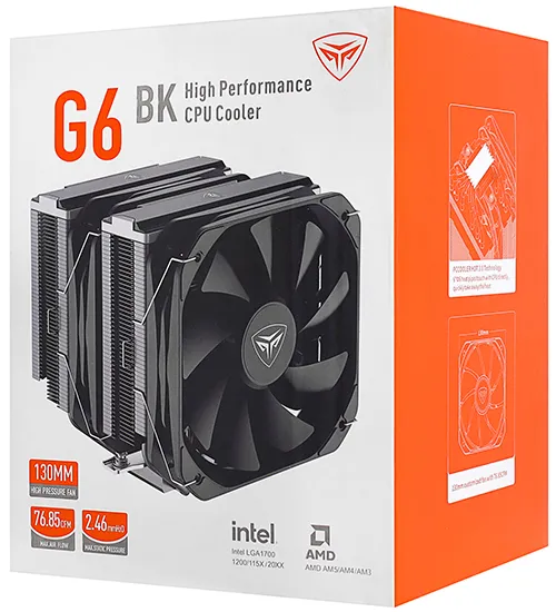 Кулер для процессора PCCooler G6 BK