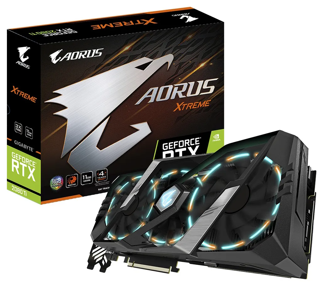 Видеокарта Gigabyte RTX 2080 Ti GV-N208TAORUS X-11GC 11GB
