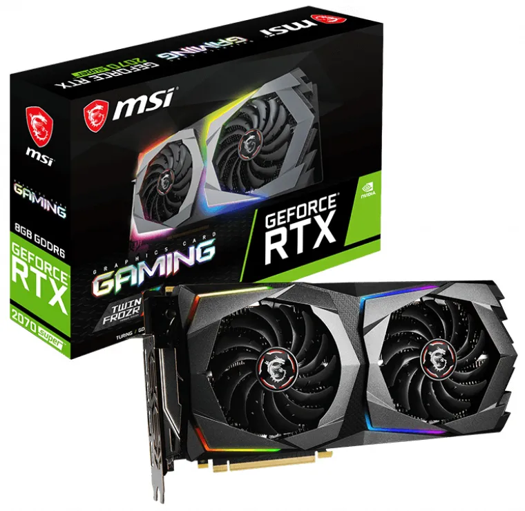 Видеокарта 8Gb MSI RTX 2070 SUPER GAMING