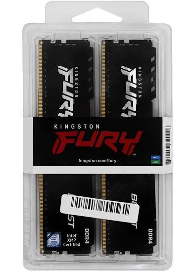 Оперативная память 64 GB kit Kingston Fury Beast KF436C18BBK2/64