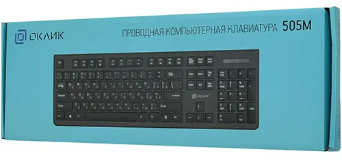 Клавиатура Oklick 505M Black