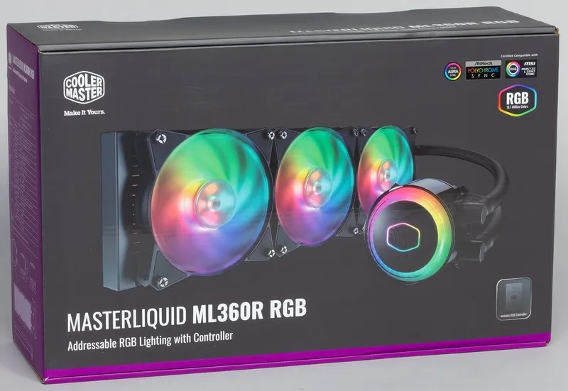 Водяное охлаждение для процессора CoolerMaster MasterLiquid ML360R MLX-D36M-A20PC-R1